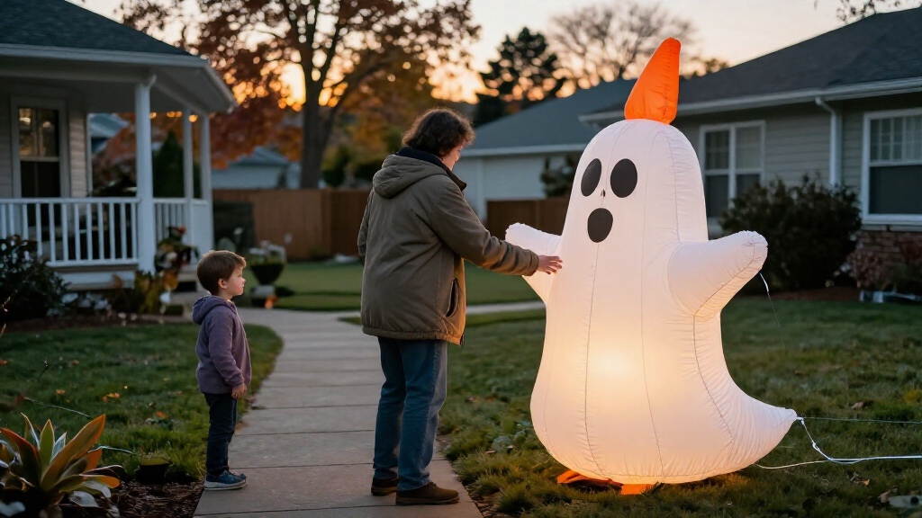 inflatable Halloween yard decorations