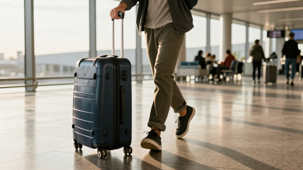 carry on suitcase with silent wheels