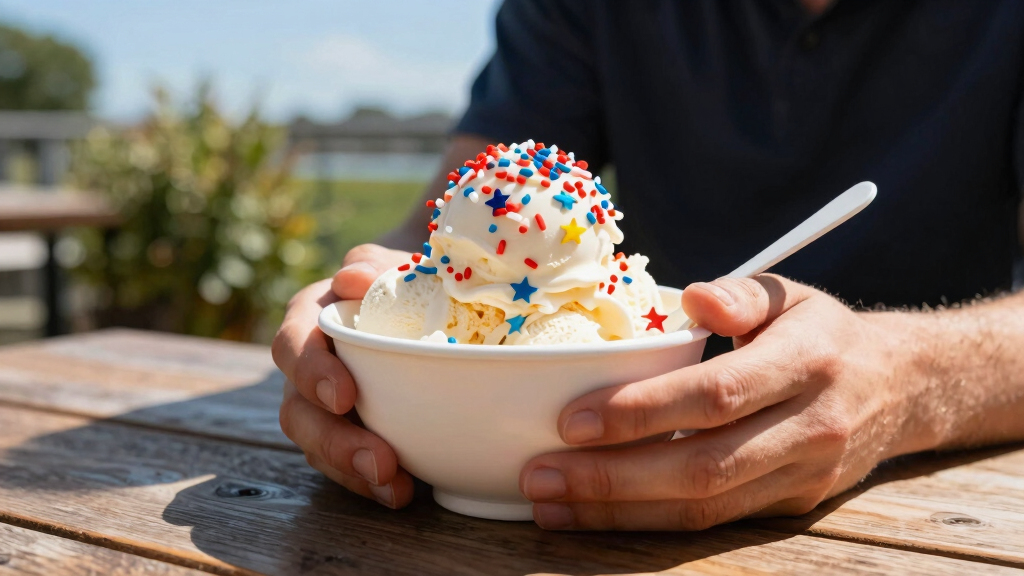 patriotic ice cream toppings