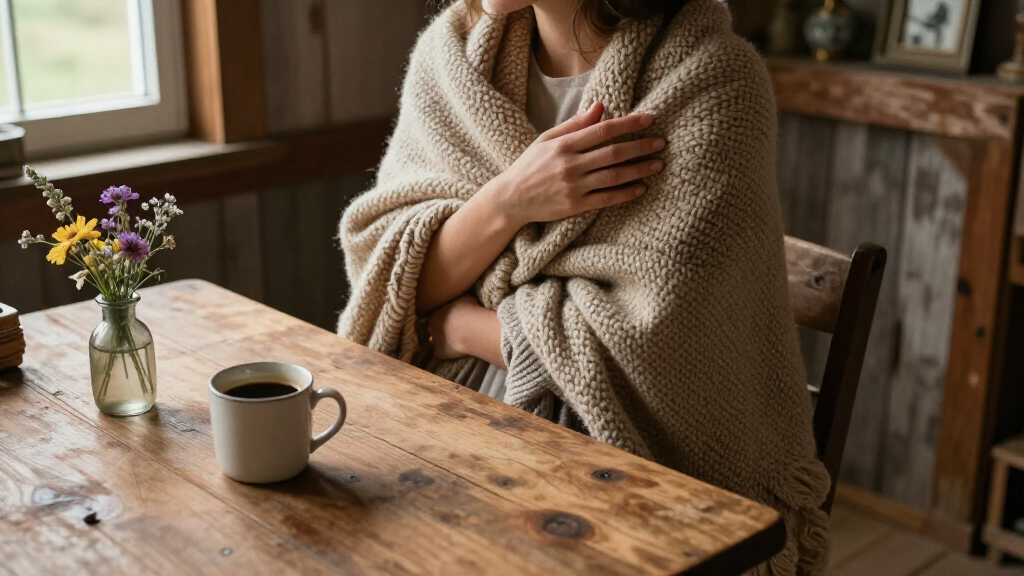rustic farmhouse throw blankets