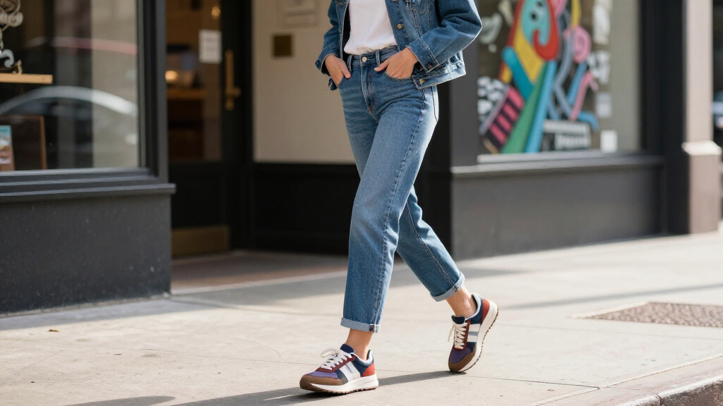 best trendy jeans and shoes