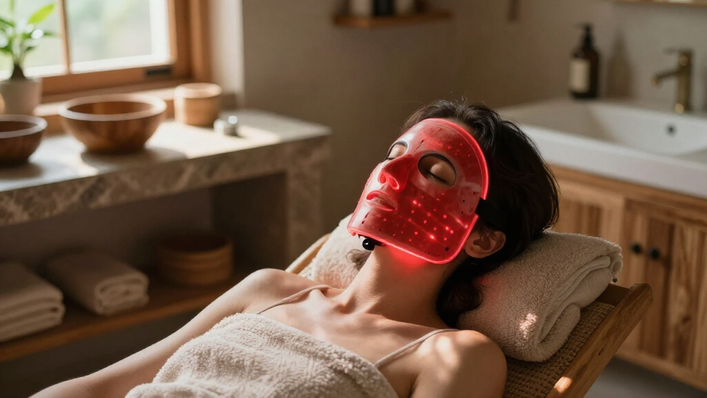 red light therapy mask