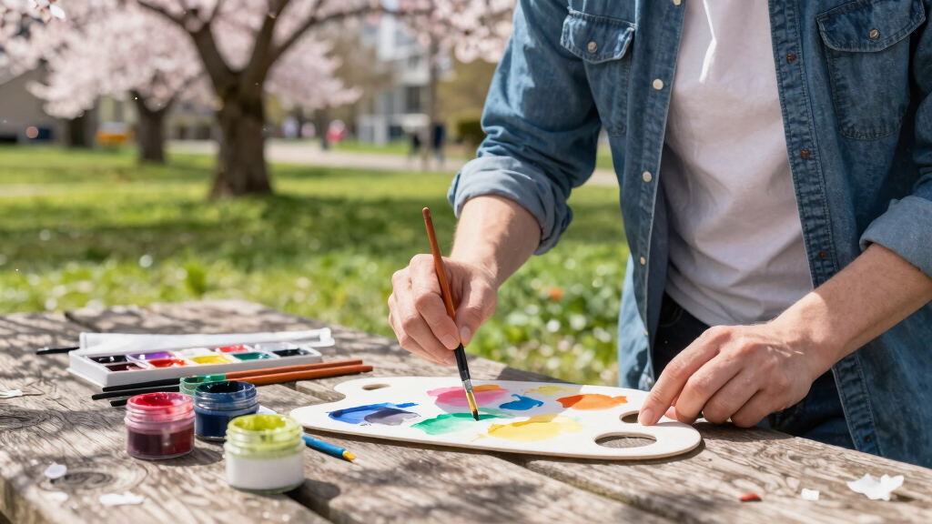 outdoor art supplies for spring
