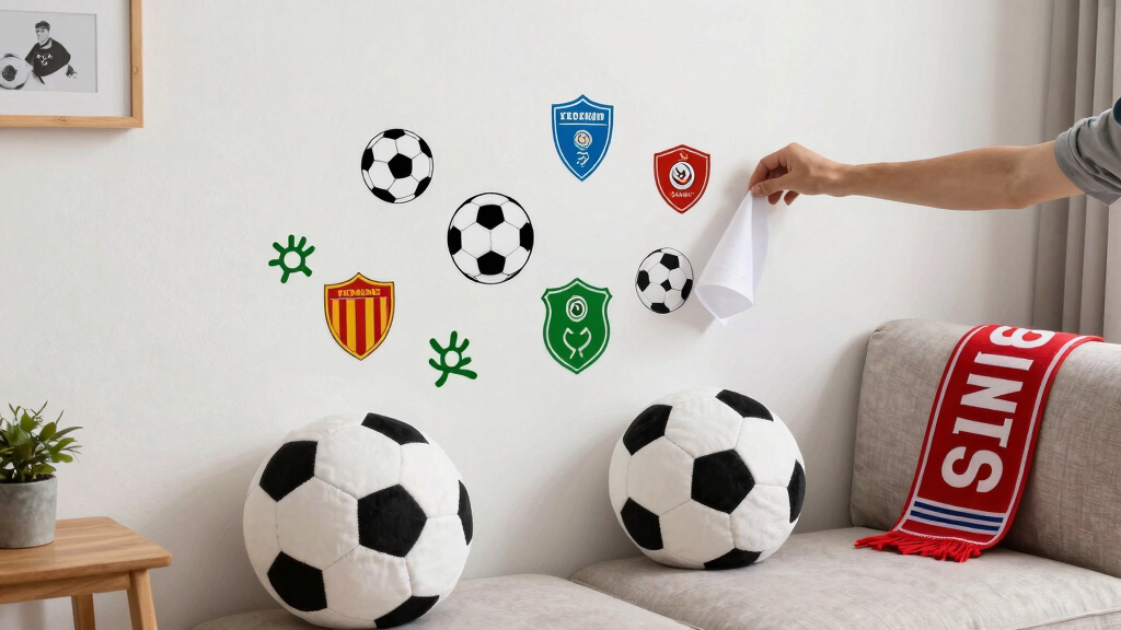 soccer fan home decor