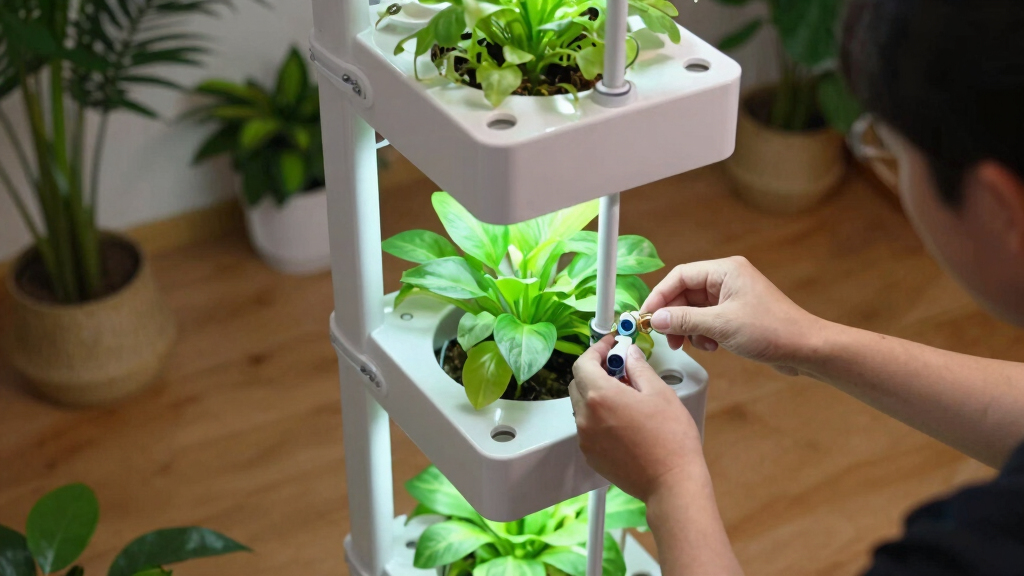 best hydroponic tower with built in reservoir