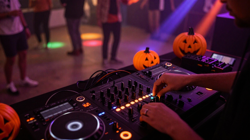 Halloween DJ lighting