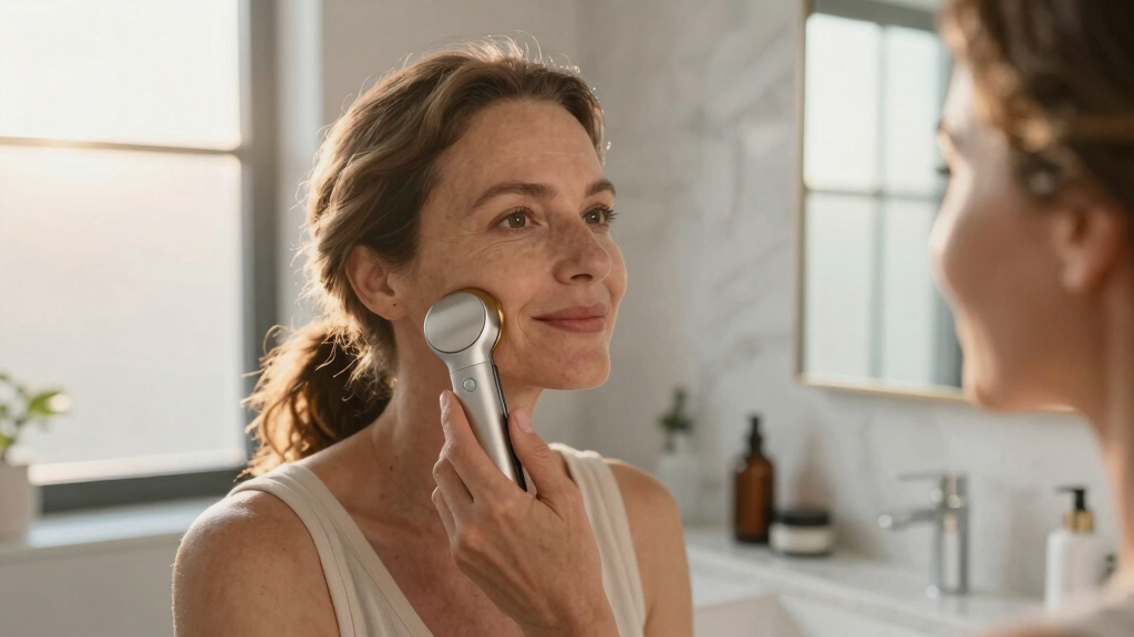 best microcurrent facial device for mature skin
