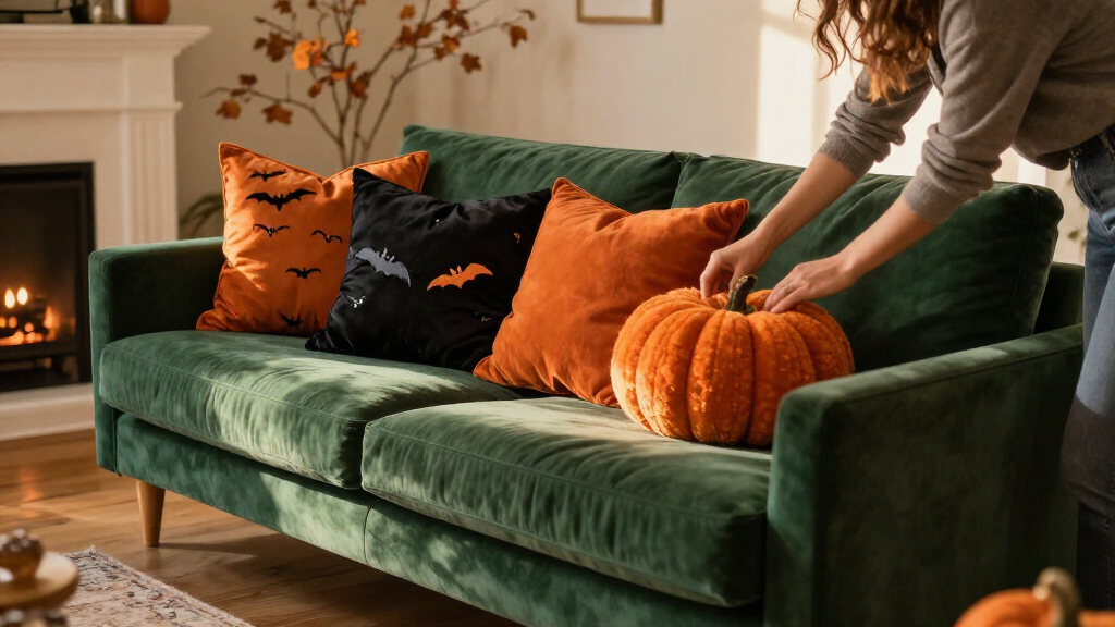 Halloween decorative pillows