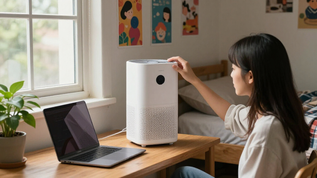 compact air purifiers for dorms