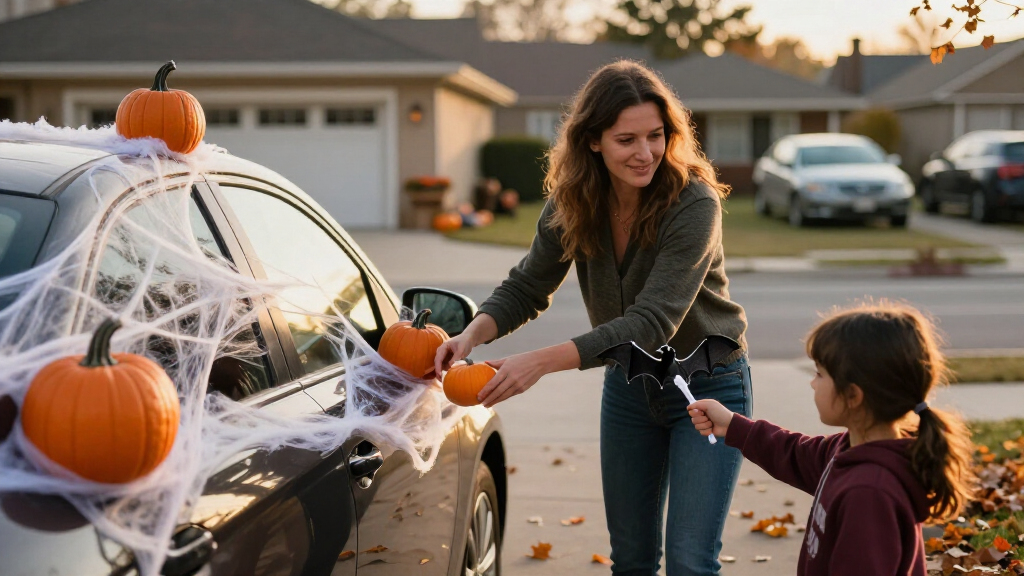 Halloween car decorations