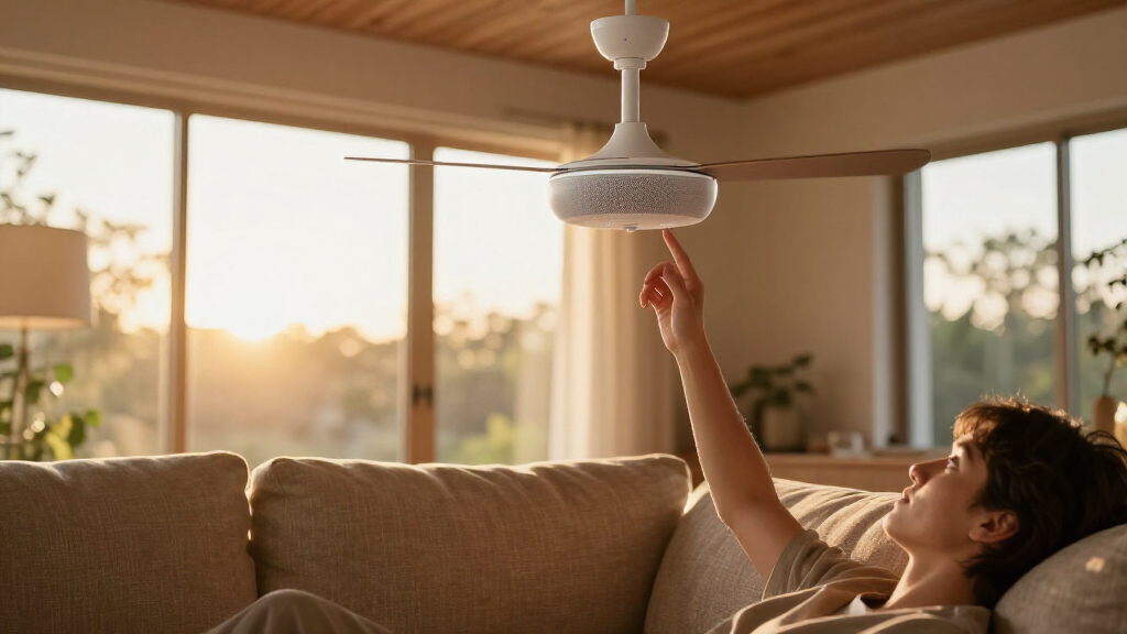 smart ceiling fans with Bluetooth speakers