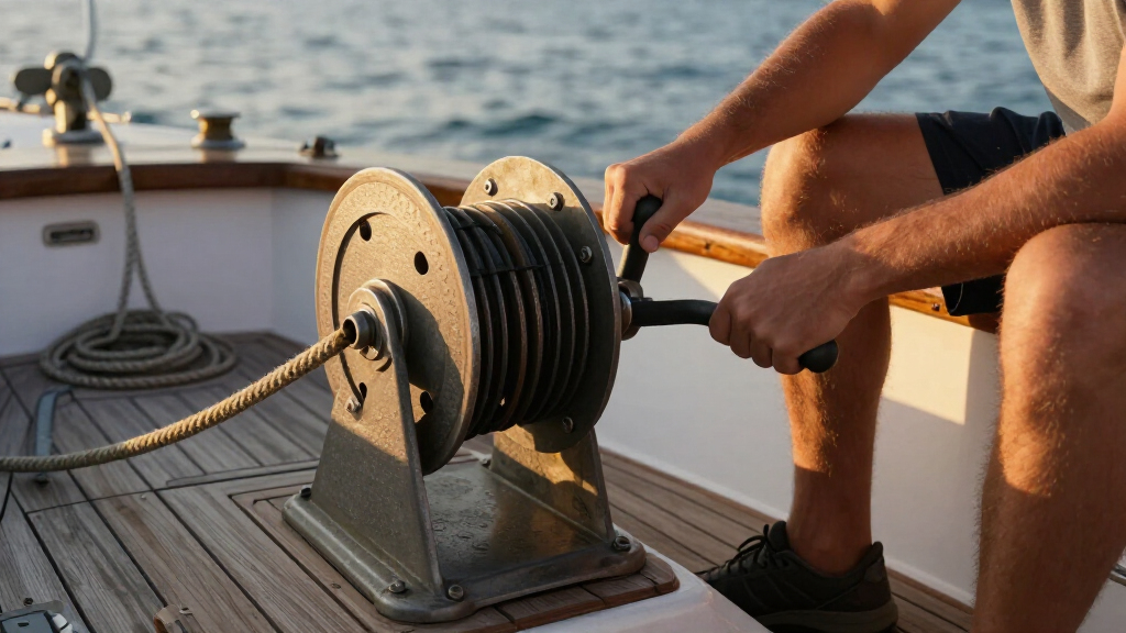 vertical anchor windlass