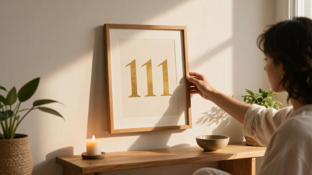 angel number wall art