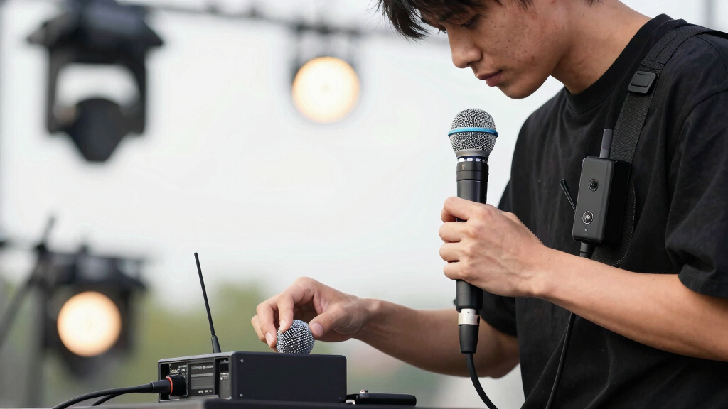 wireless microphone systems for live performances