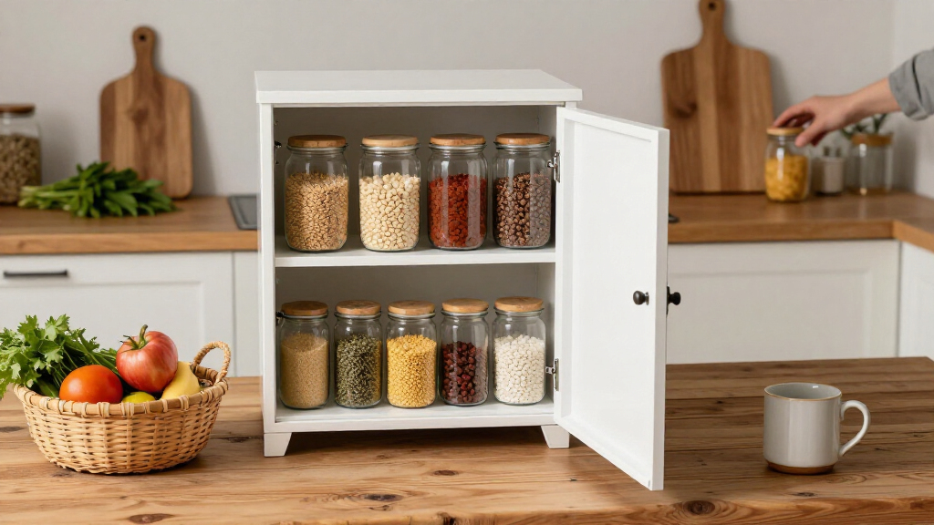 kitchen pantry storage cabinet tall