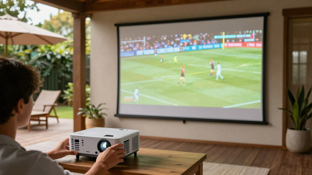 best ambient light rejecting screen for sports projector