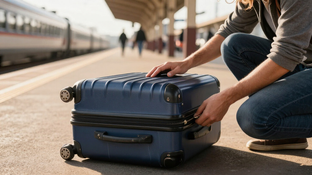 expandable checked luggage