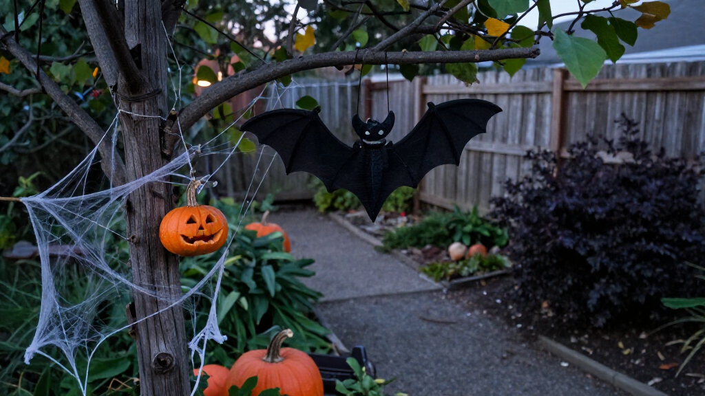 spooky garden decorations