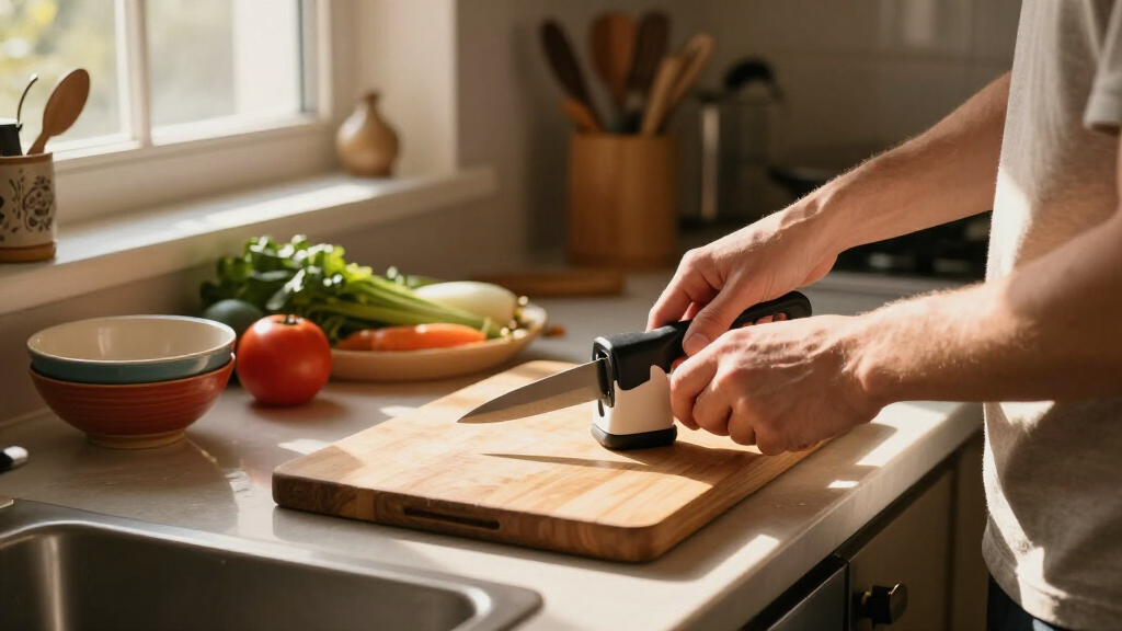 electric knife sharpener for beginner friendly