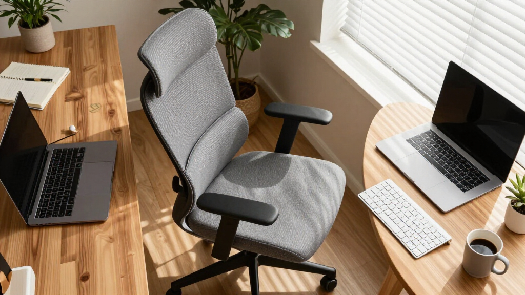 ergonomic chairs with headrest for remote workers