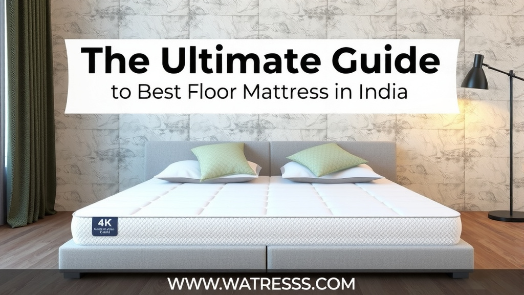 The Ultimate Guide to Choosing the Best Floor Mattress in India