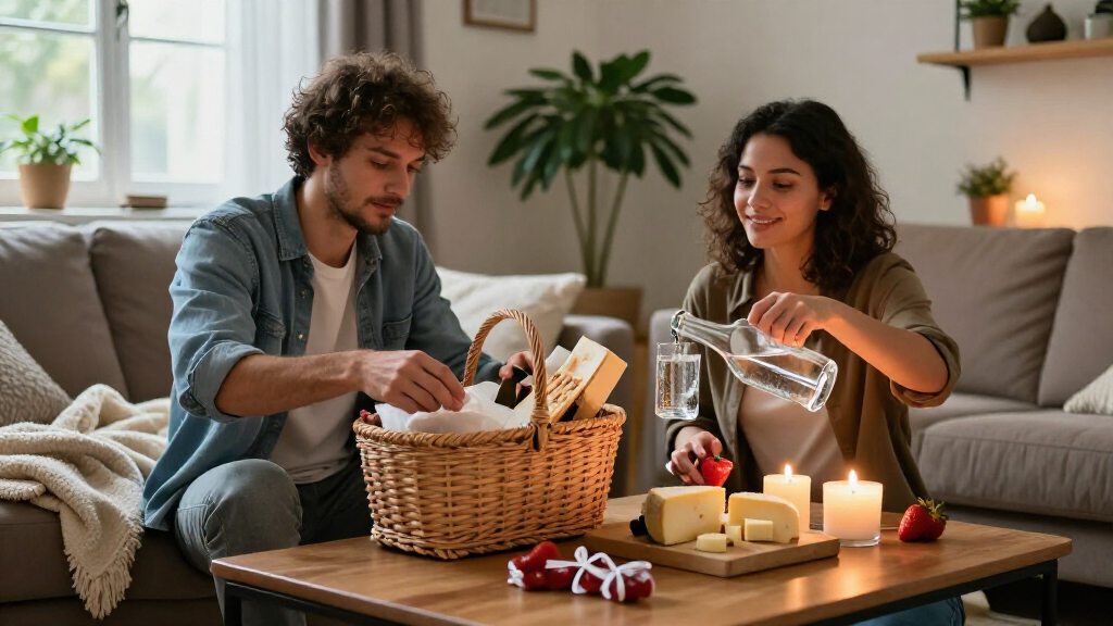 date night gift baskets for couples