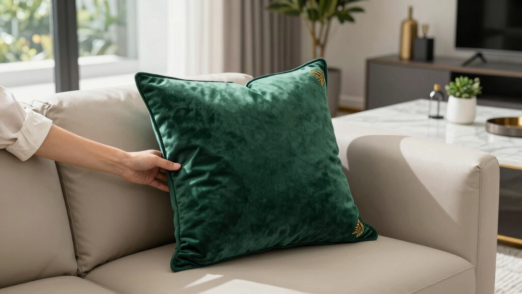 luxury velvet throw pillows