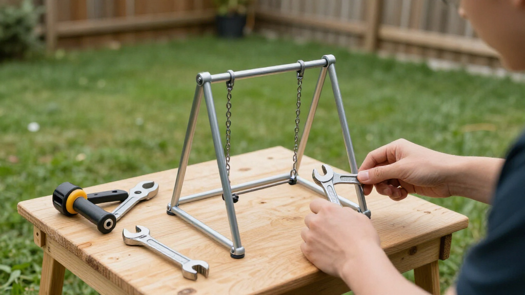 swing set for small backyard