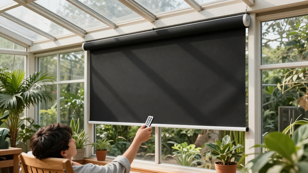 blackout roller shades motorized