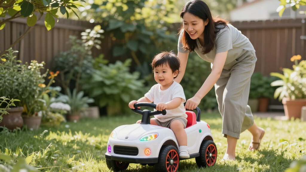 12v ride on car for toddlers with led lights