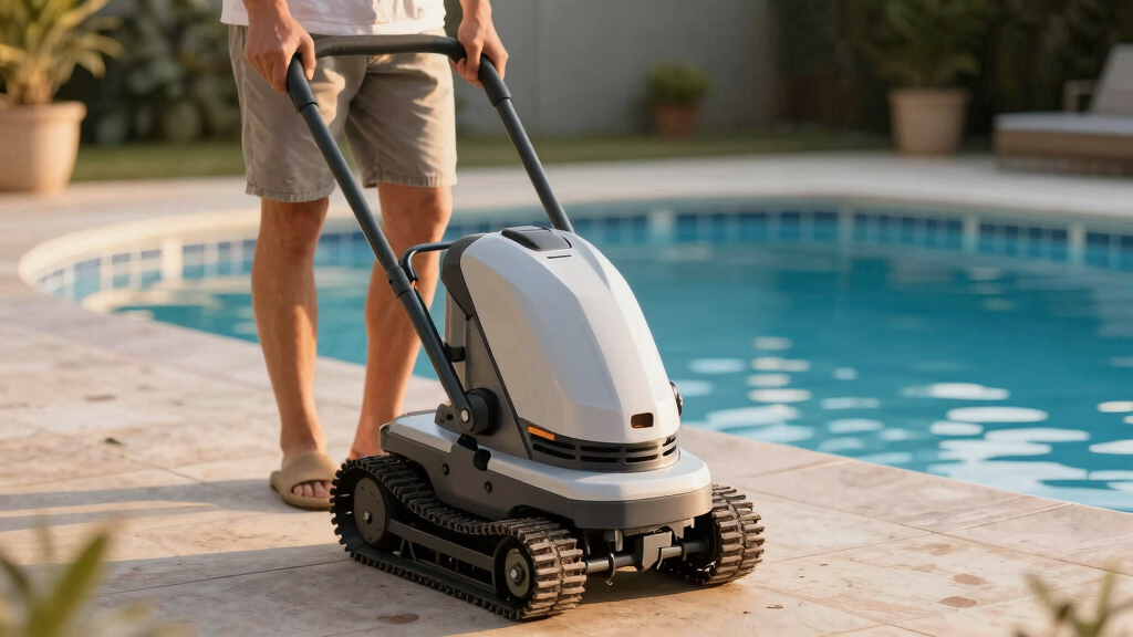 automatic pool cleaner wheels and tracks