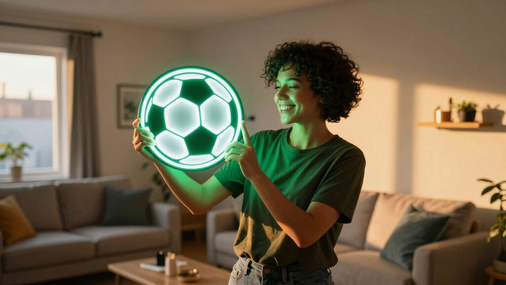 soccer fan LED neon signs