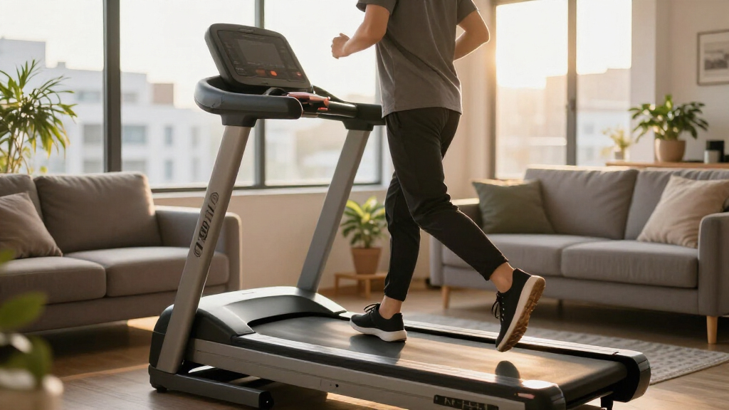 folding treadmill for small apartment workouts