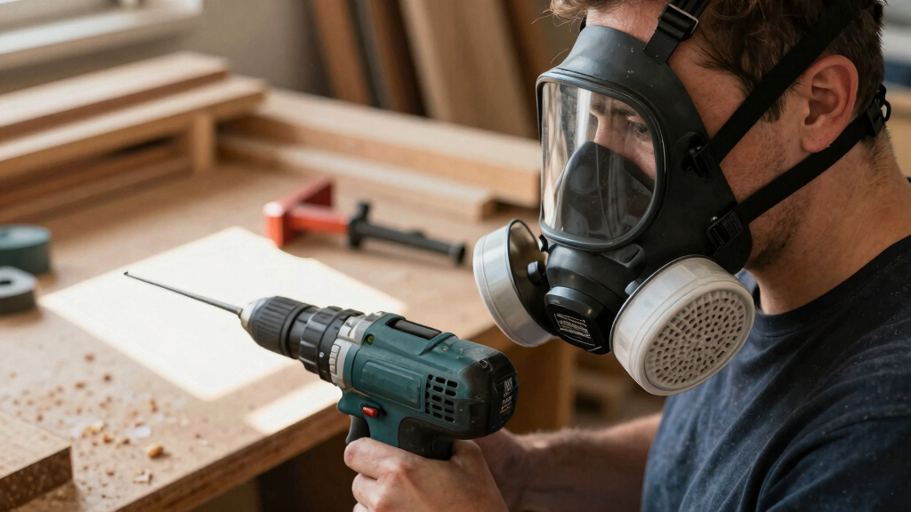 halfmask respirators with p100 filters