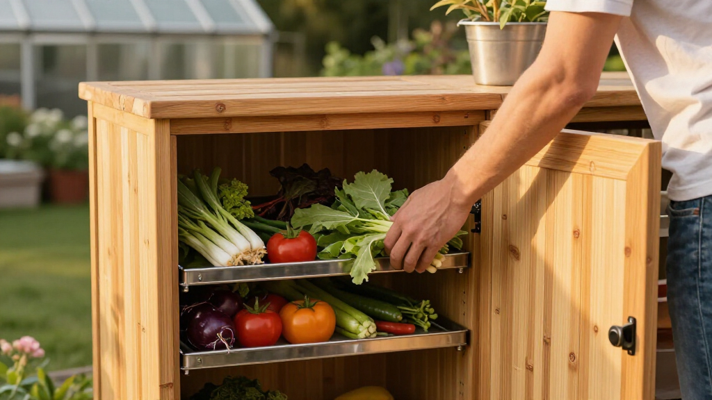 outdoor kitchen storage solutions