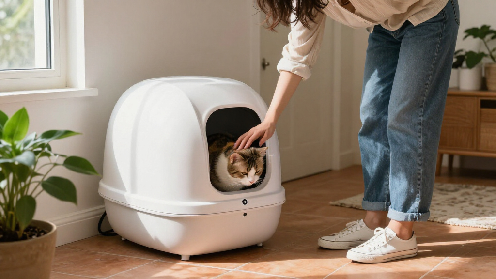 automatic self-cleaning litter boxes
