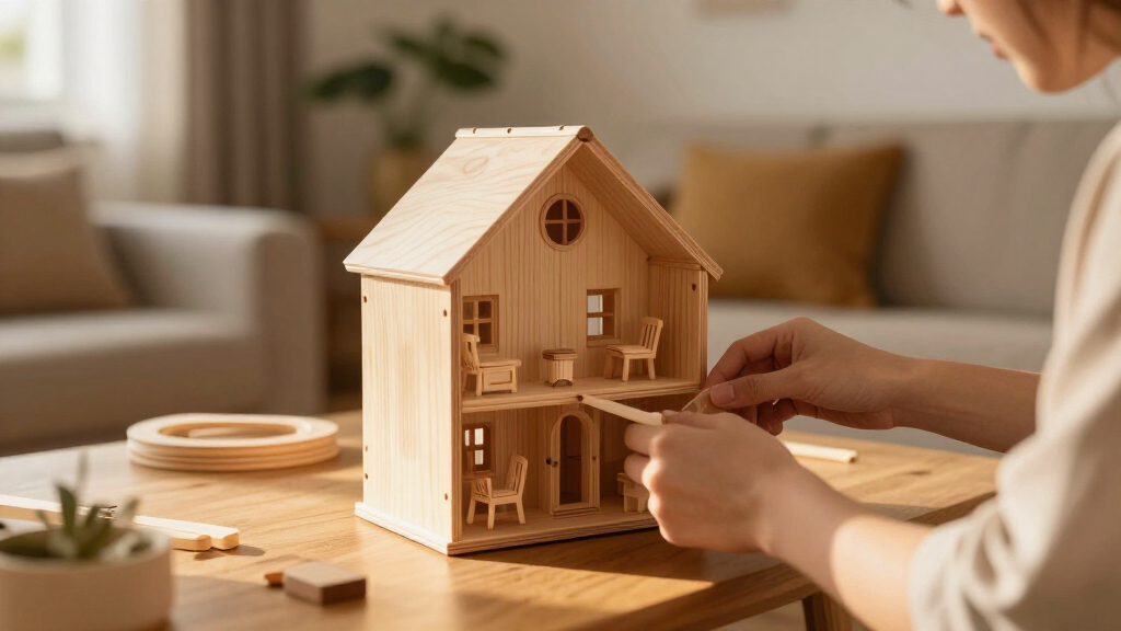 premium wooden dollhouse sets