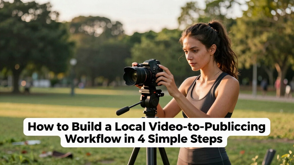 How to Build a Local Video-to-Publishing Workflow in 4 Simple Steps