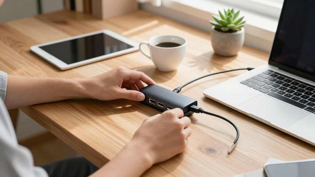 usb c hub with ethernet and sd card
