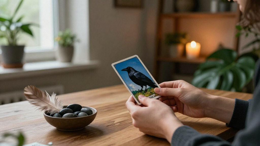 raven oracle cards