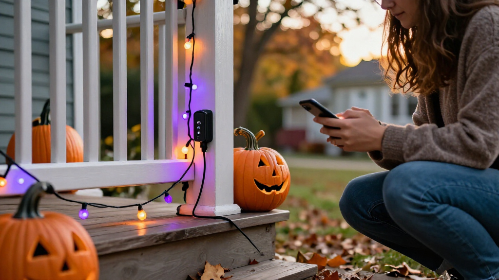 smart plugs for Halloween decorations