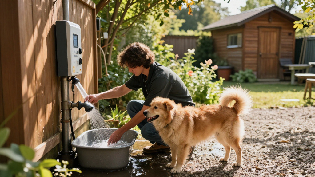water heater for outdoor dog wash