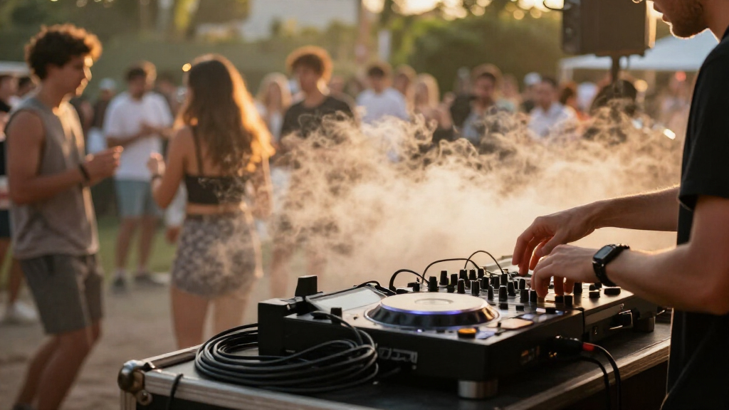 portable fog machines for DJs