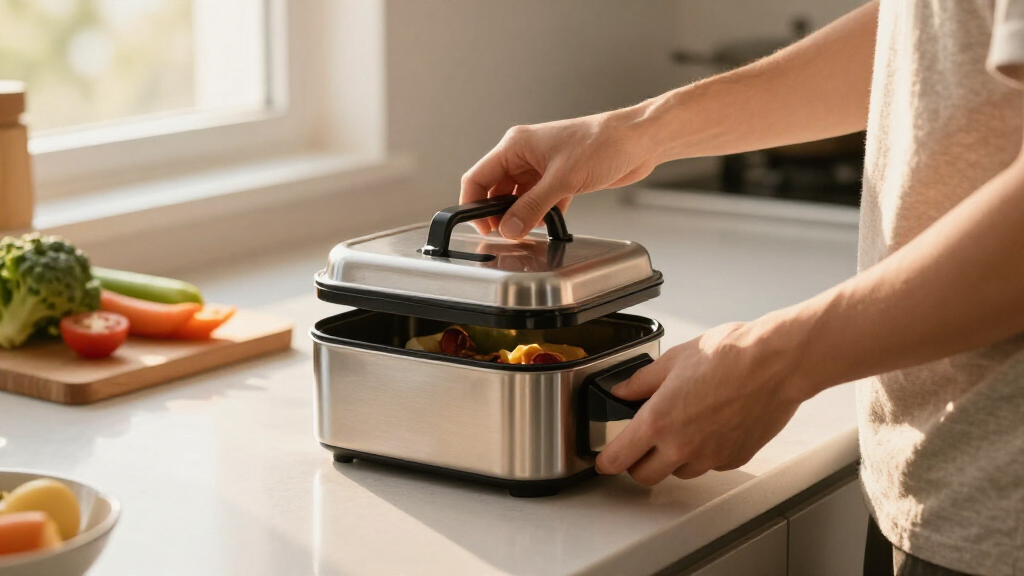 compact electric lunch box