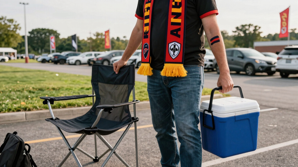 soccer fan tailgating gear