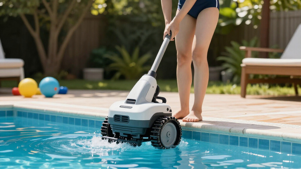 automatic pool cleaner wheels and tracks