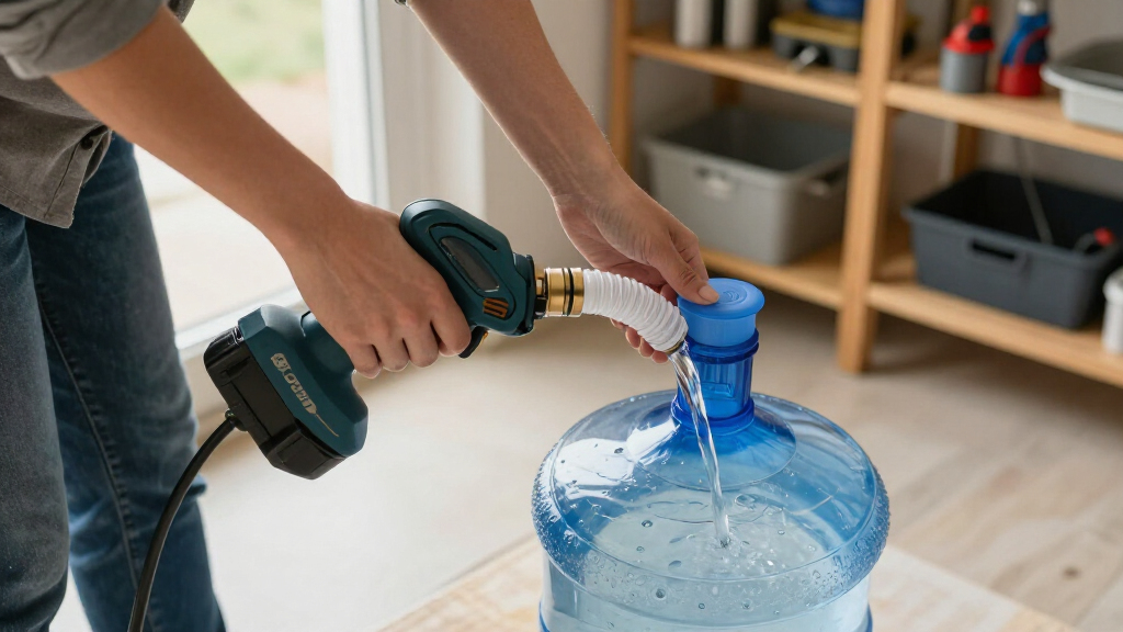 cordless transfer pump for water
