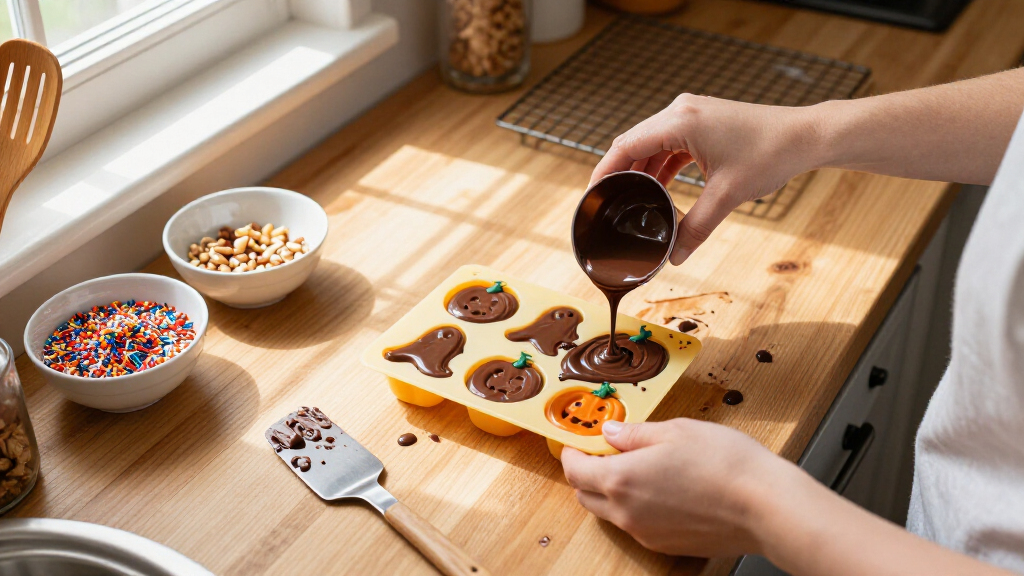 Halloween candy molds