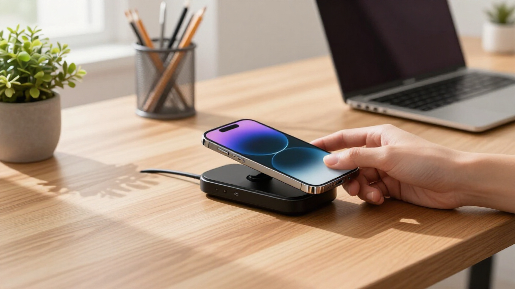 wireless charging stations for desks