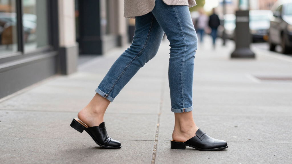 best black mules